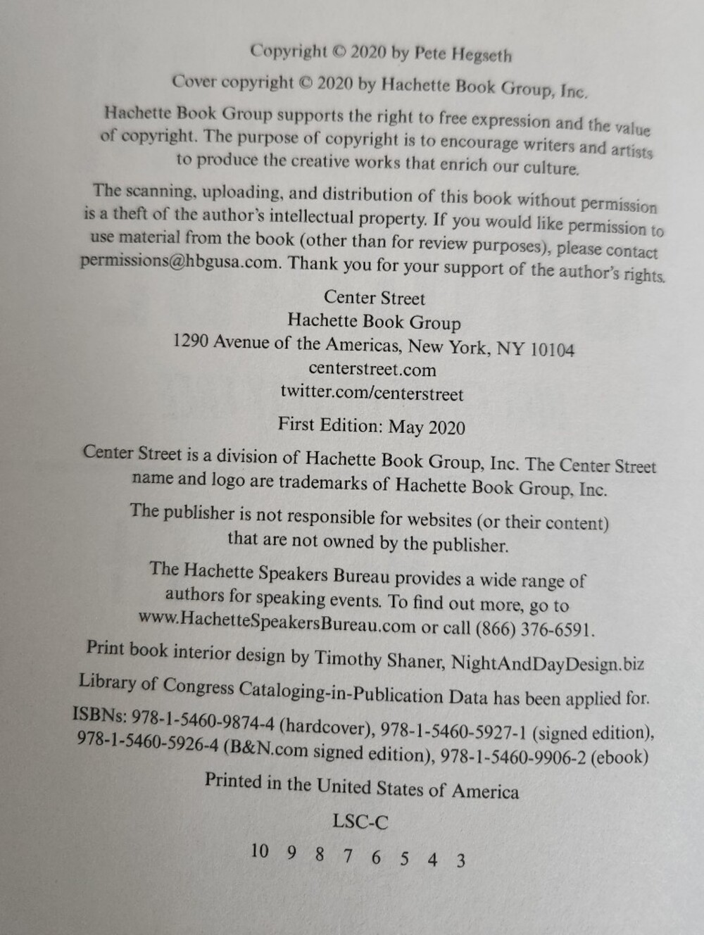 Pete Hegseth Autographed American Crusade Signed Hardcover Book COA 2020 - Picture 6 of 10